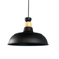 PENDELLEUCHTE ASVeluna - Schwarz, Metall (26/26/18cm) - Bamyum