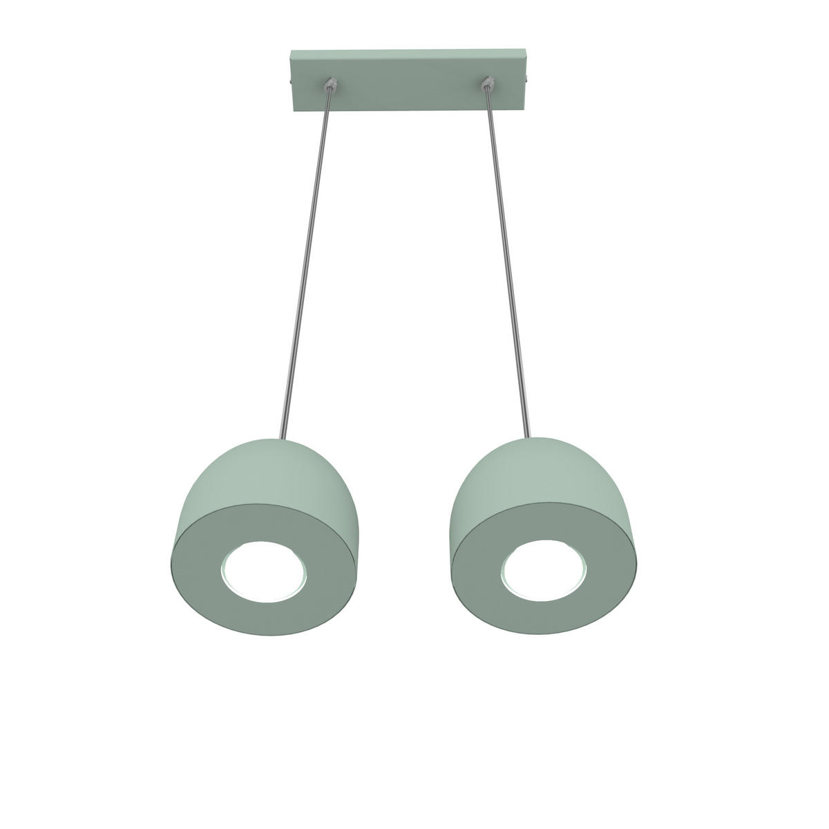 HÄNGELEUCHTE - Grün, Metall (6.5/27/120cm) - Lumicom