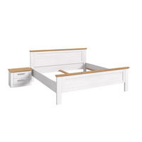 BETTANLAGE VERONA (B/H/T: ca. 245/90/209 cm) in Sibiu Lärche Nachbildung/Sibiu Lärche Nachbildung - Lärchefarben, Holzwerkstoff - Homes & Jones