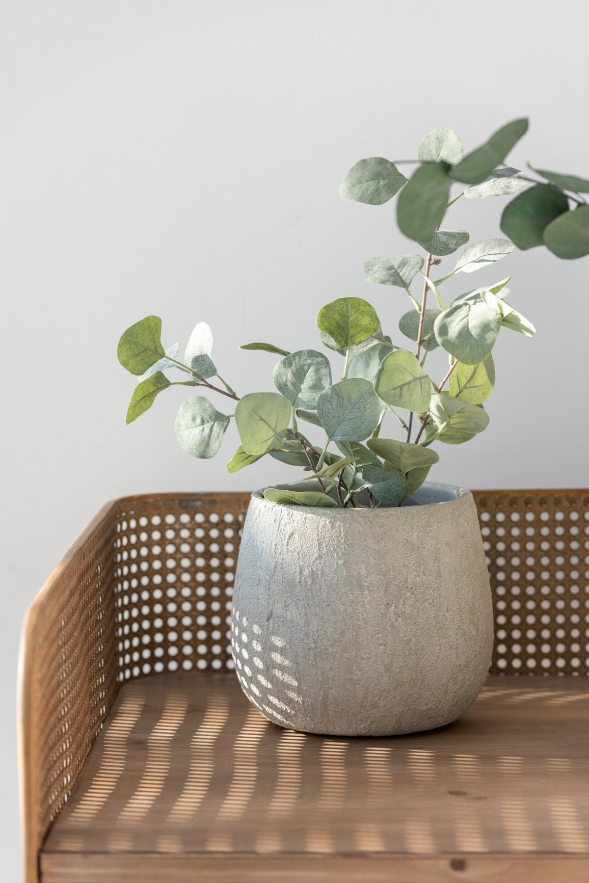 BLUMENTOPF SPIKKEL - Grau - 20/20/18.5 cm - Grau, Keramik (20/18.5cm) - J-Line