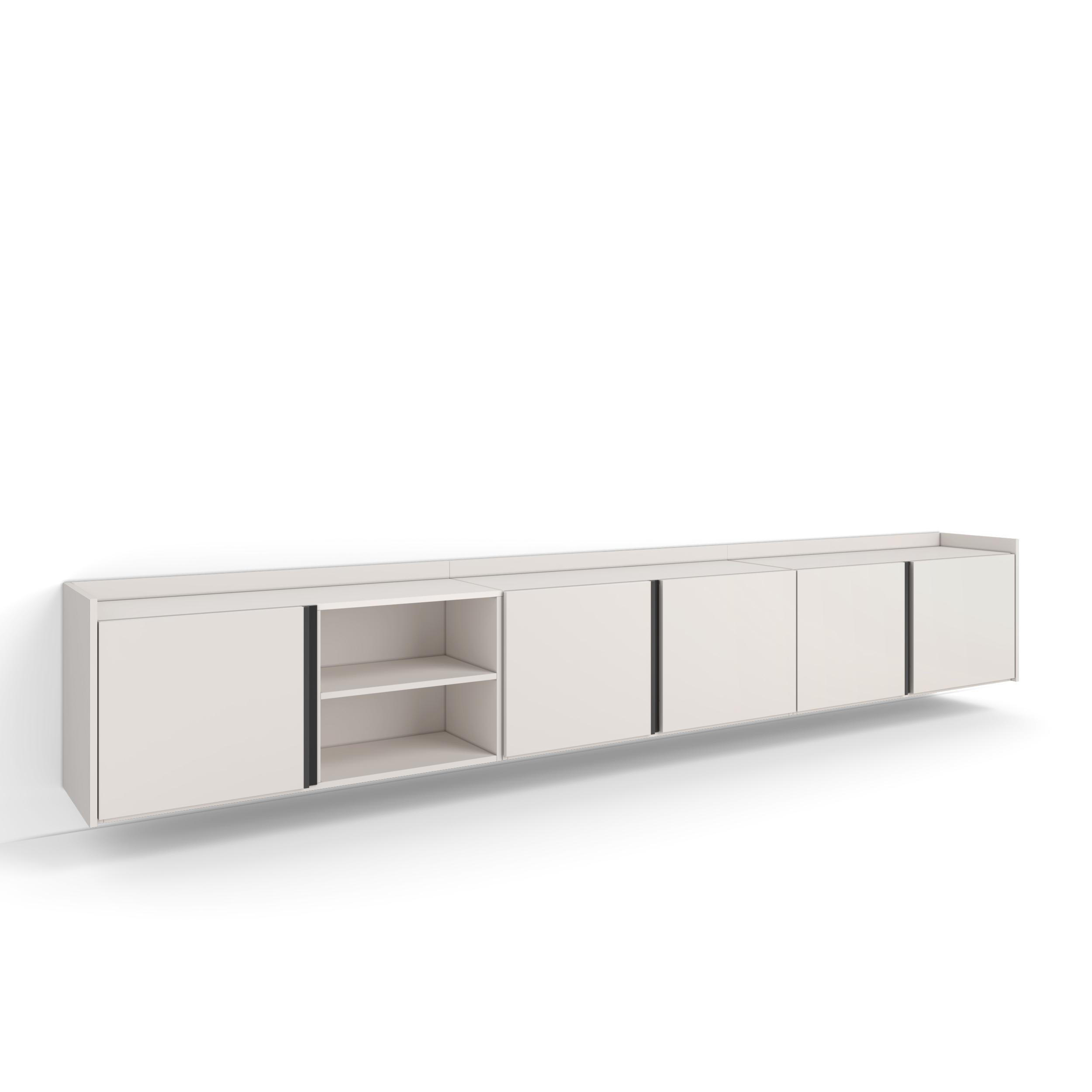 Skraut Home Lowboard, Beige 309x50x35 cm