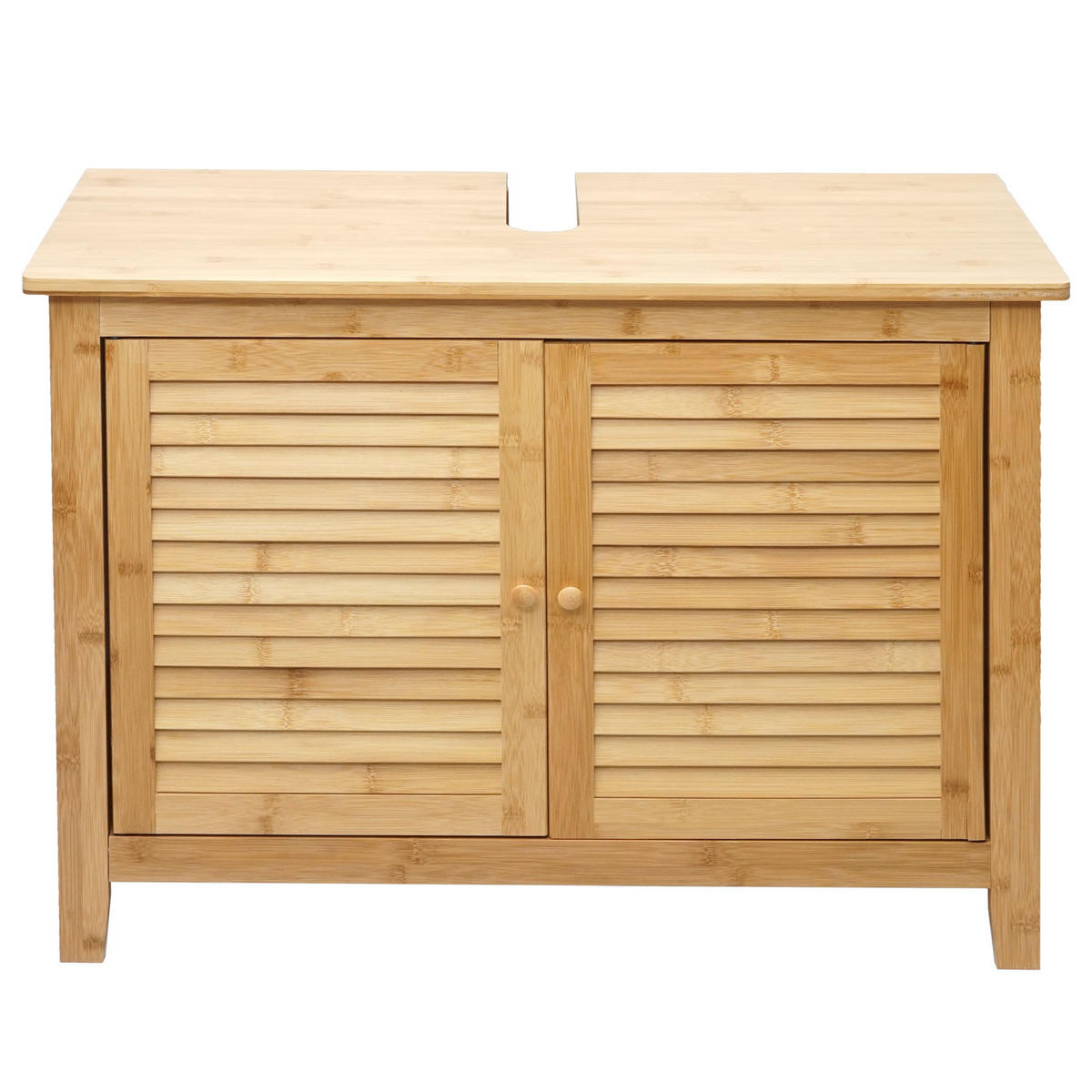WASCHBECKENUNTERSCHRANK Braun - Braun, Holz (80/60/40cm) - MCW