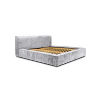 POLSTERBETT aus Polstermaterial Pedrosa 160x200 cm, Hellgrau - Hellgrau, Textil (160/200cm) - Fedve