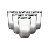 TRINKGLÄSER Natura Grau 400 ml 6er Set - Grau, Glas (0.4L) - Ritzenhoff Breker