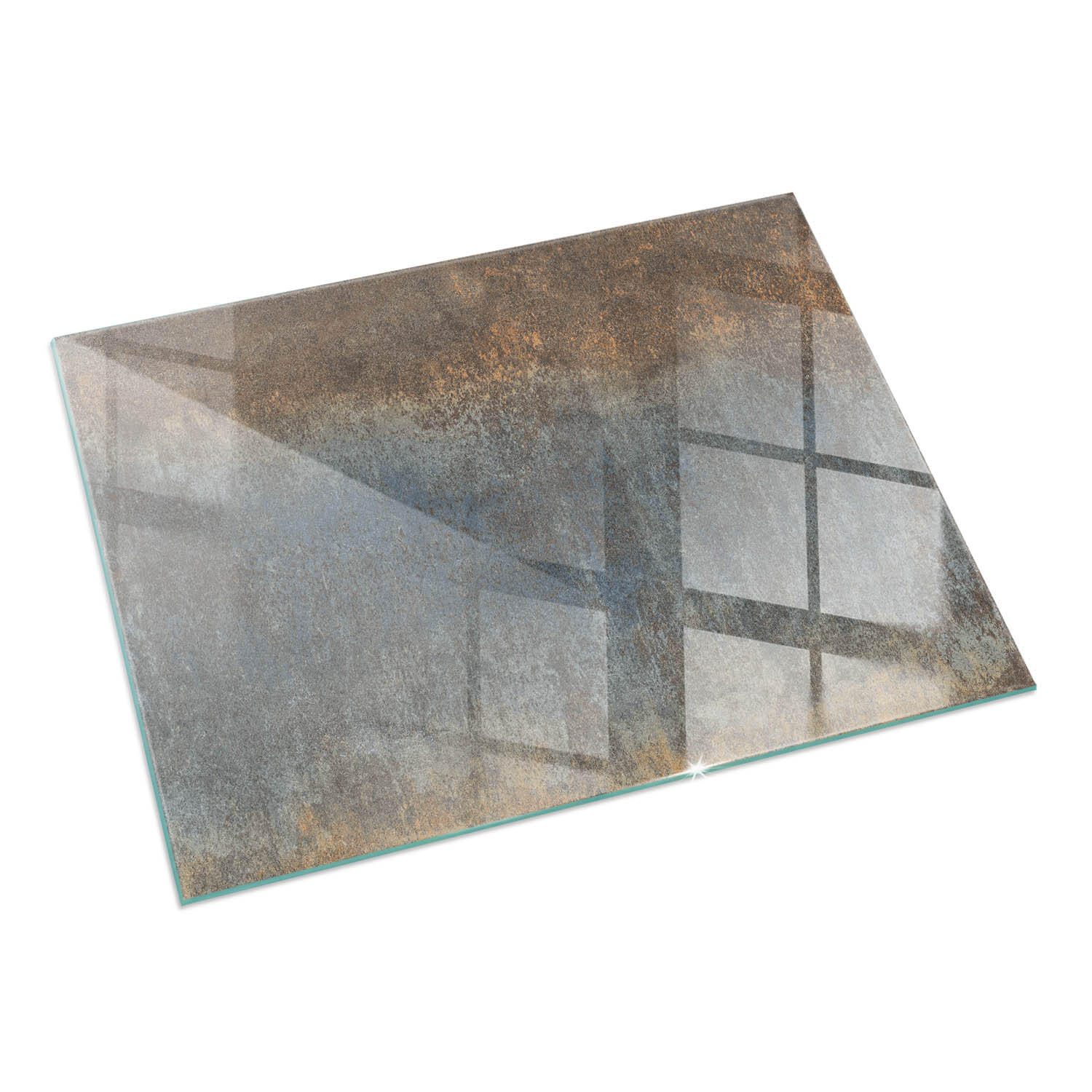 ArtPrintCave Glasplatte Braun 120x80x0.4 cm