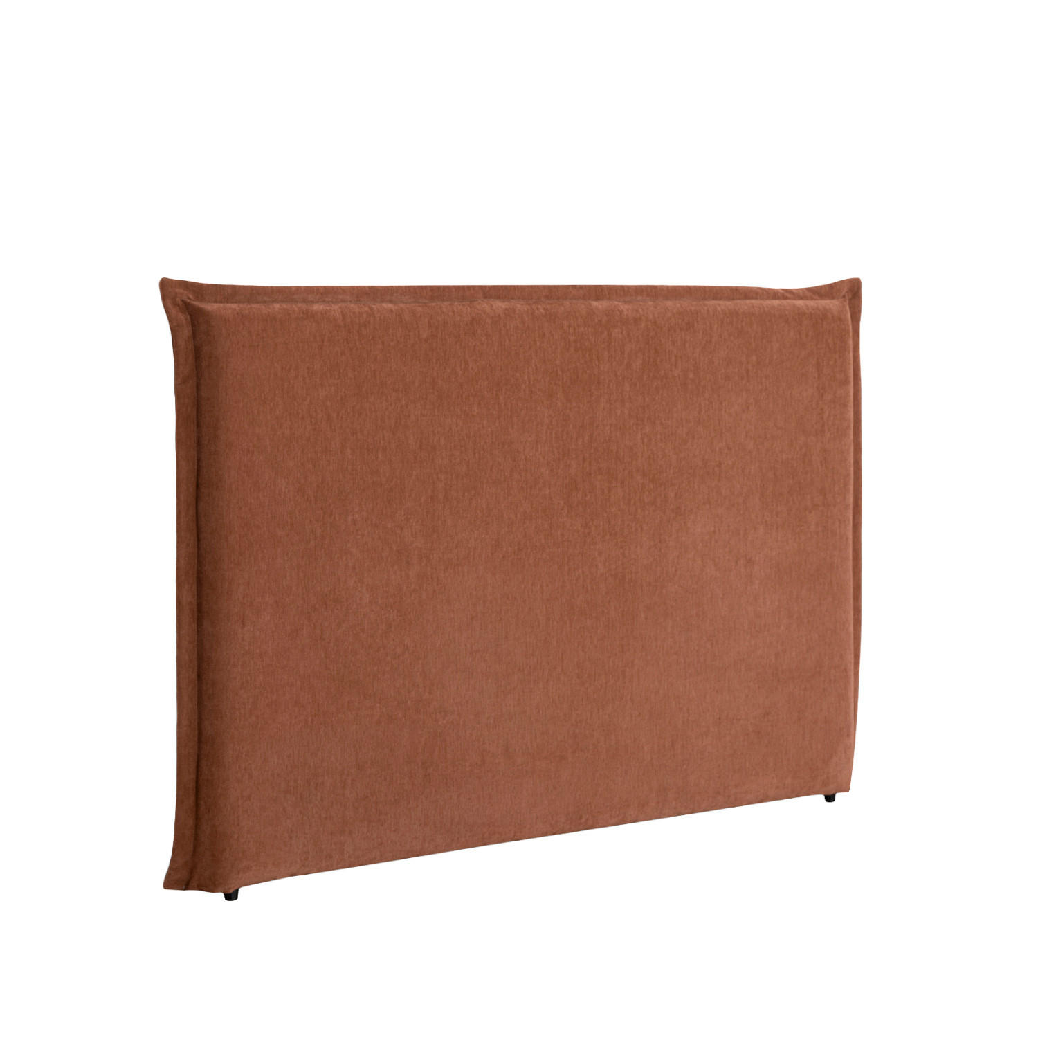 KOPFTEIL DOPPELTES Louise Terrakotta 170 cm x 120 cm - Terracotta, Textil (170/7cm) - Klast Home
