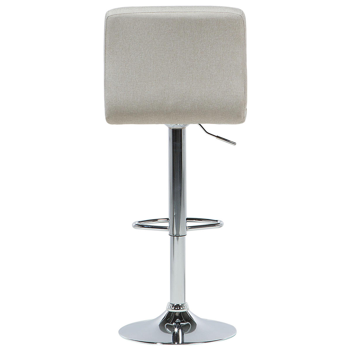 BARHOCKER 2er-Set Polsterbezug Beige Marion - Beige, Textil/Metall (45/114/39cm) - Beliani