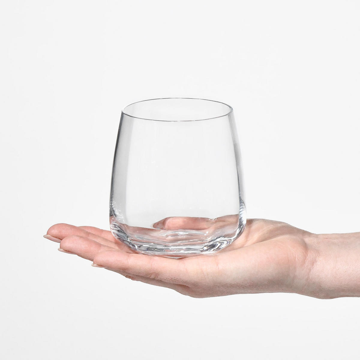 WASSERGLÄSER, 4er-Set, 400 ml, Handgemacht - Transparent, Glas (0.4L) - Krosno Glass