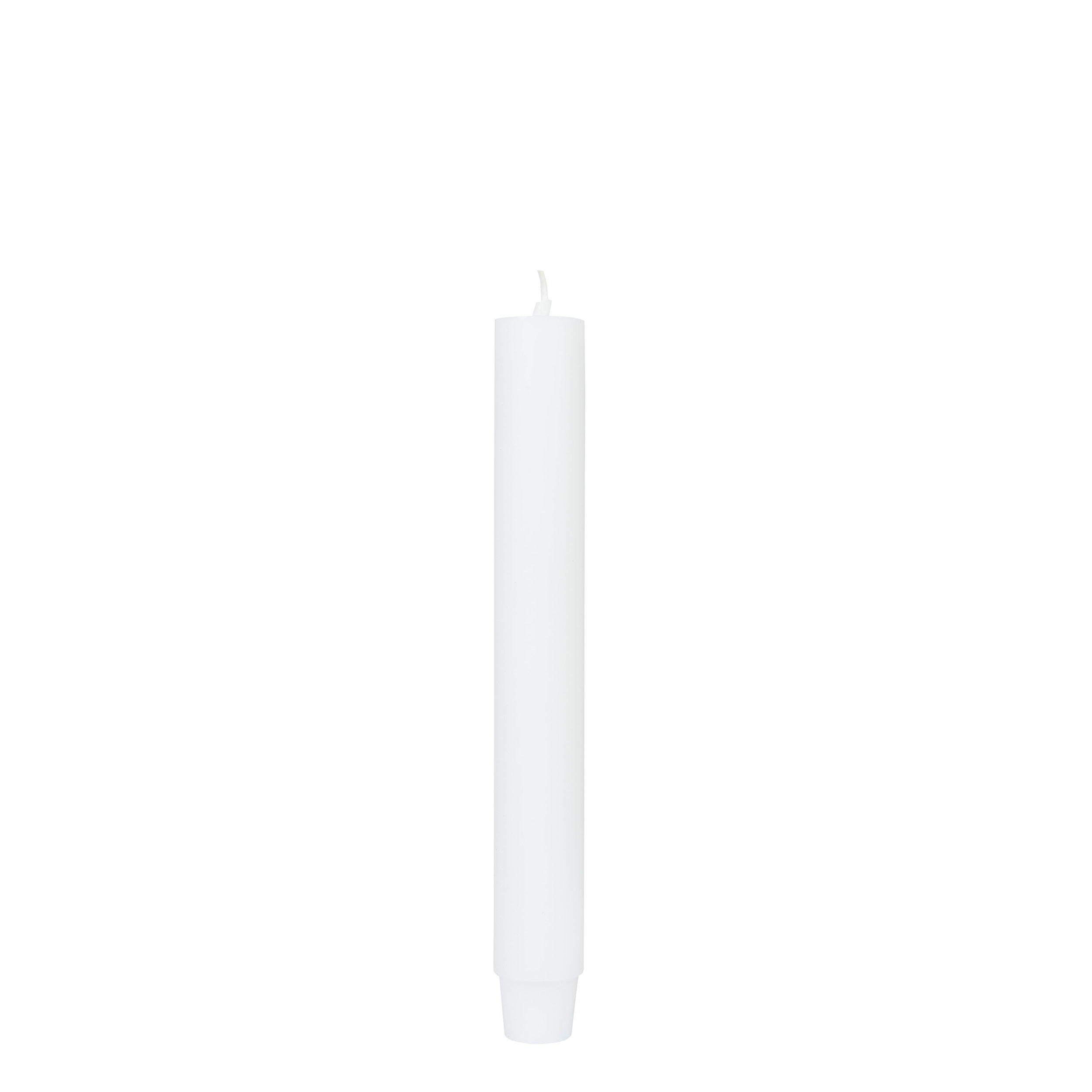TAFELKERZE, Paraffin, Weiß, L 20 cm - Weiß, Paraffin (1/20/2.6cm) - Gift Company