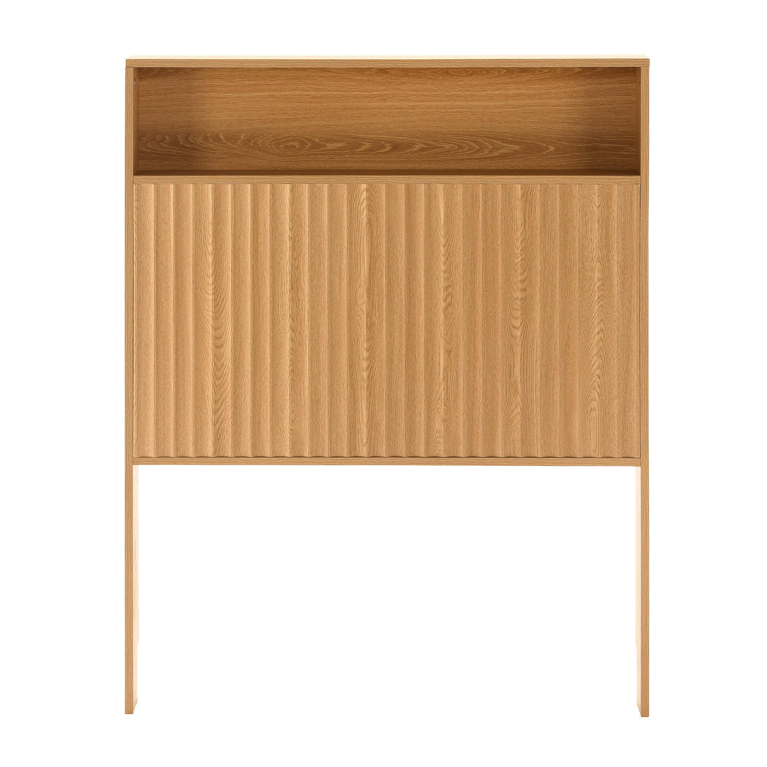 KOPFTEIL Lluvia 95 cm Eichenfarbe - Honigeiche, Holzwerkstoff (15/95/95cm) - VS Venta-stock