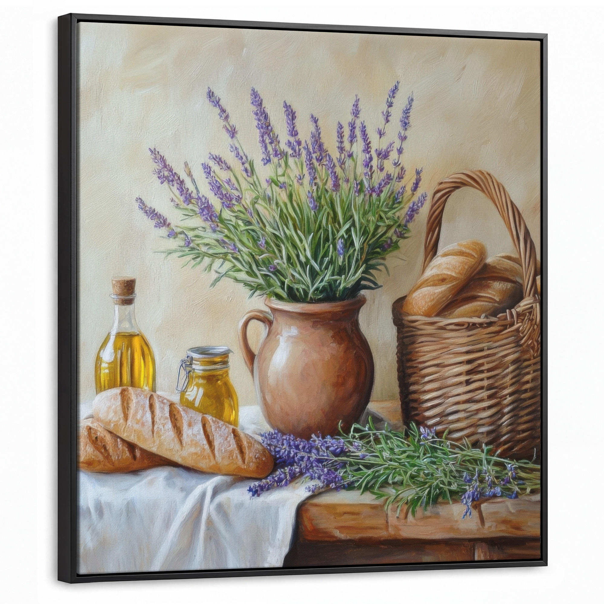 MuchoWow Leinwand Flieder 90x90 cm