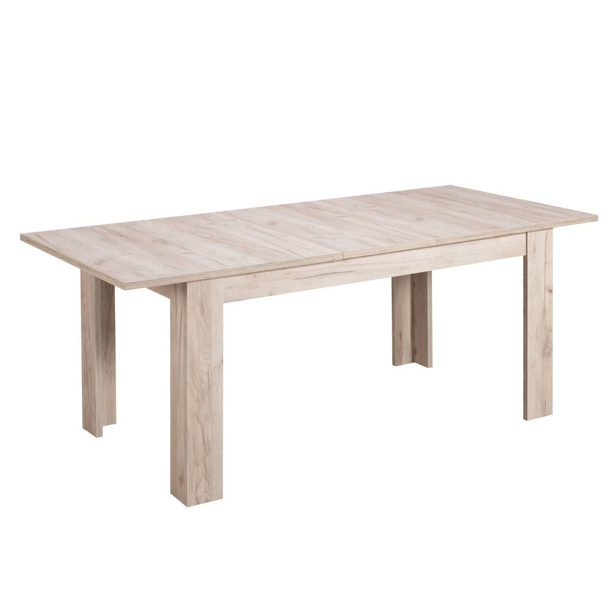 ESSTISCH in Holzwerkstoff 160-200/90/75 cm ausziehbar - Graubraun, Holz (90/160/76cm) - Homestyle4u