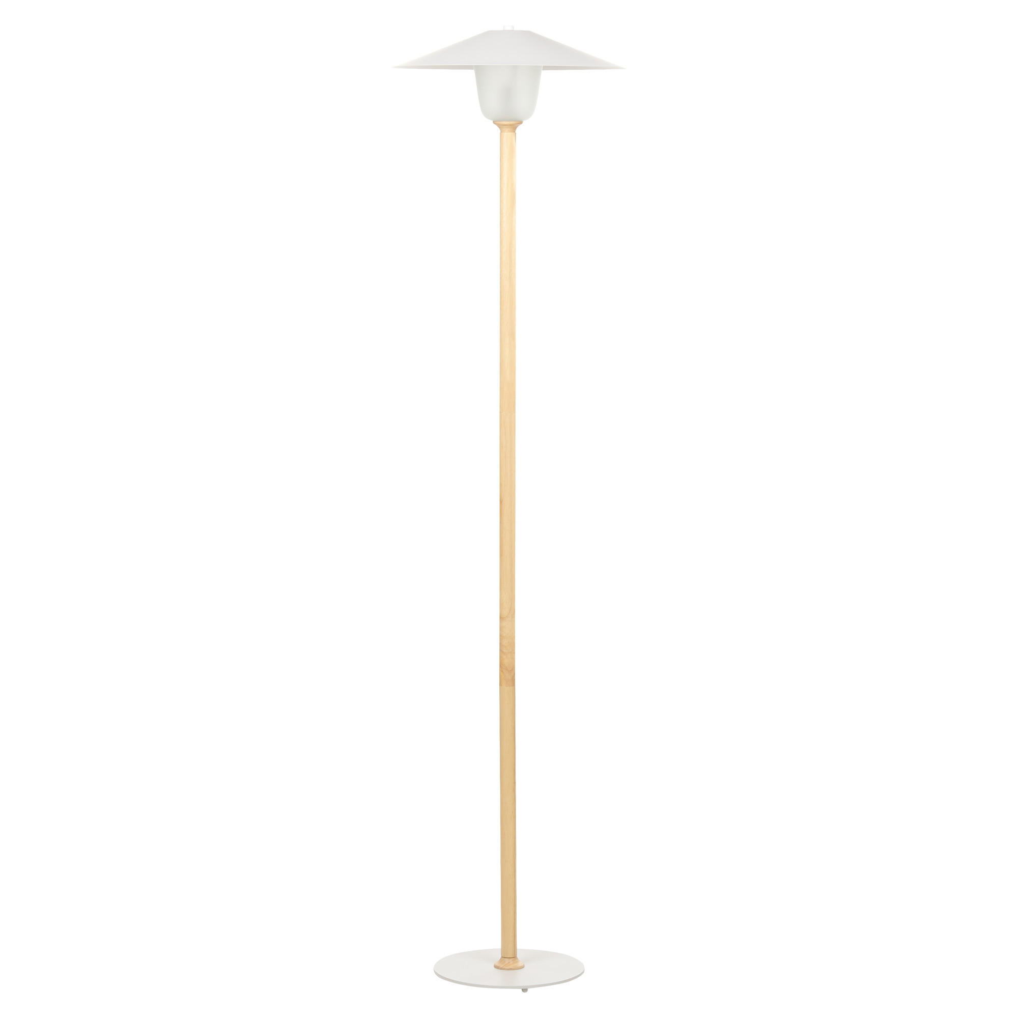 STEHLAMPE Moppy 25/25/153 cm - Hellbraun, Holz (25/25/153cm) - Beliani