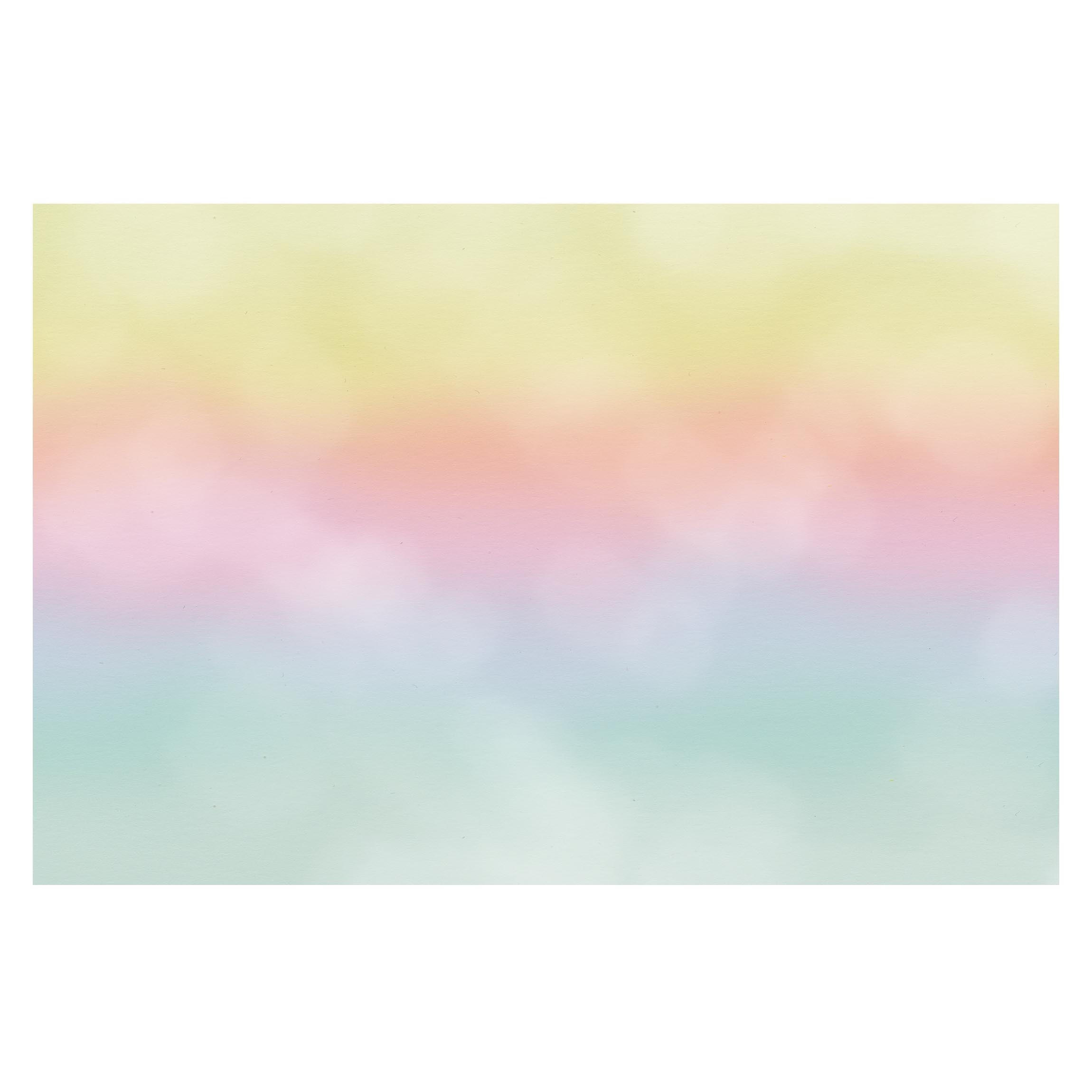 FOTOTAPETE Regenbogen Wasserfarben 336/225 cm - Multicolor, Papier (336/225cm) - Bilderwelten