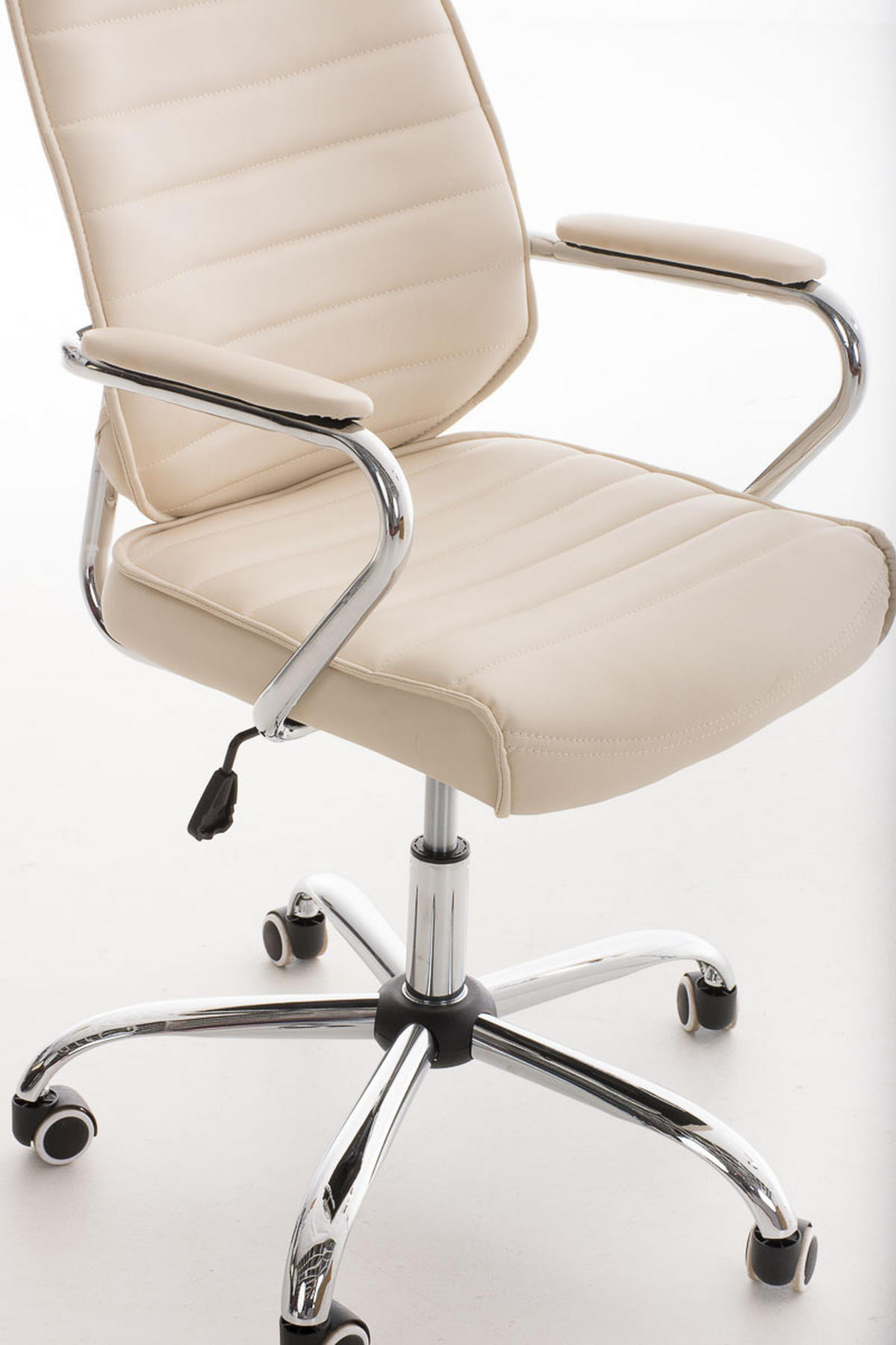 BÜROSTUHL Rocket V2, Creme - Creme, Textil/Metall (59/128/57cm) - TPFLiving