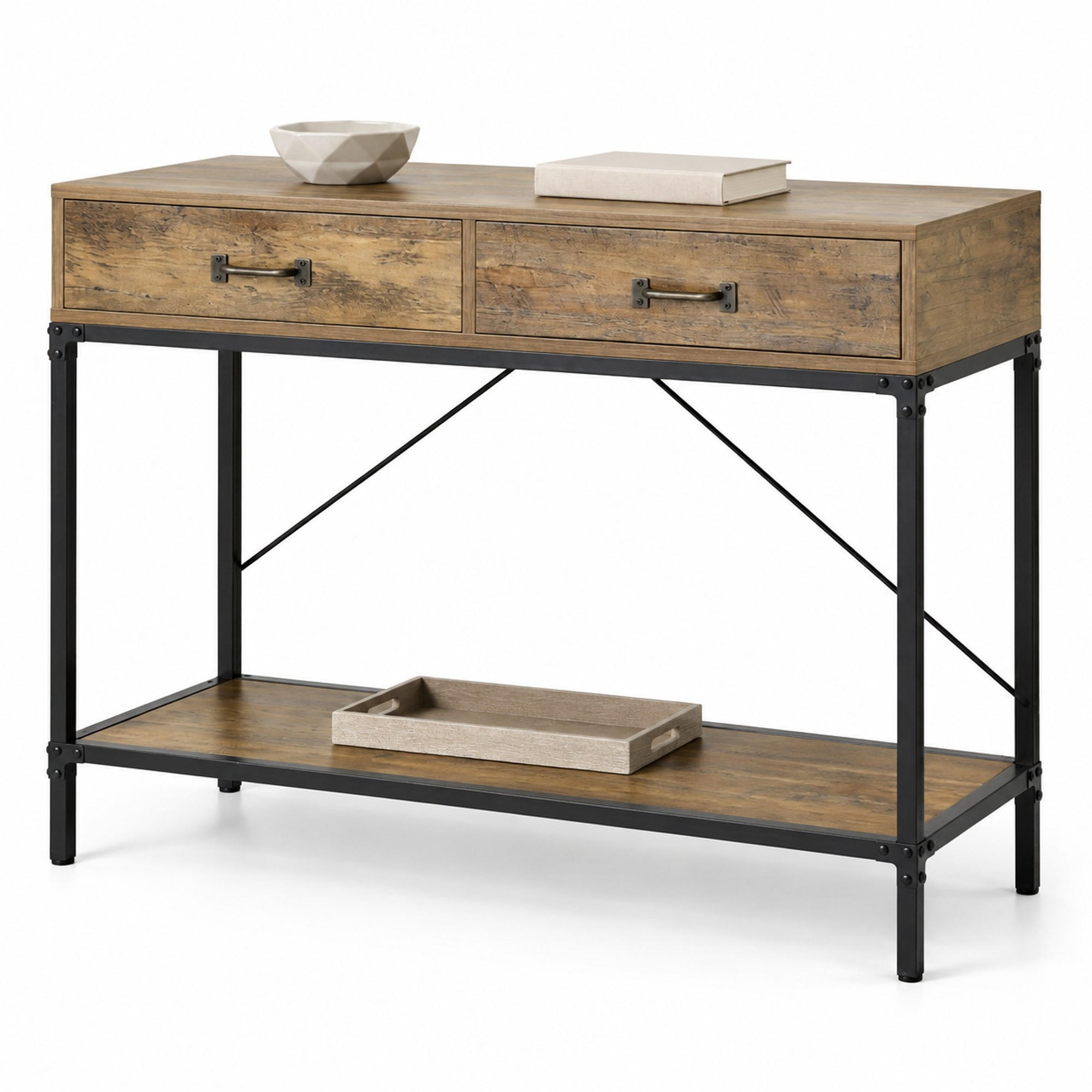 Ivmeu Konsolentisch Braun 100x76.5x35 cm
