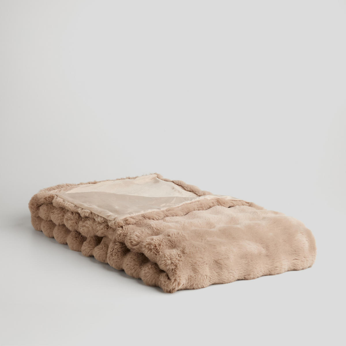 TAGESDECKE Bares - Hellbraun, Textil (180/200cm) - home&you