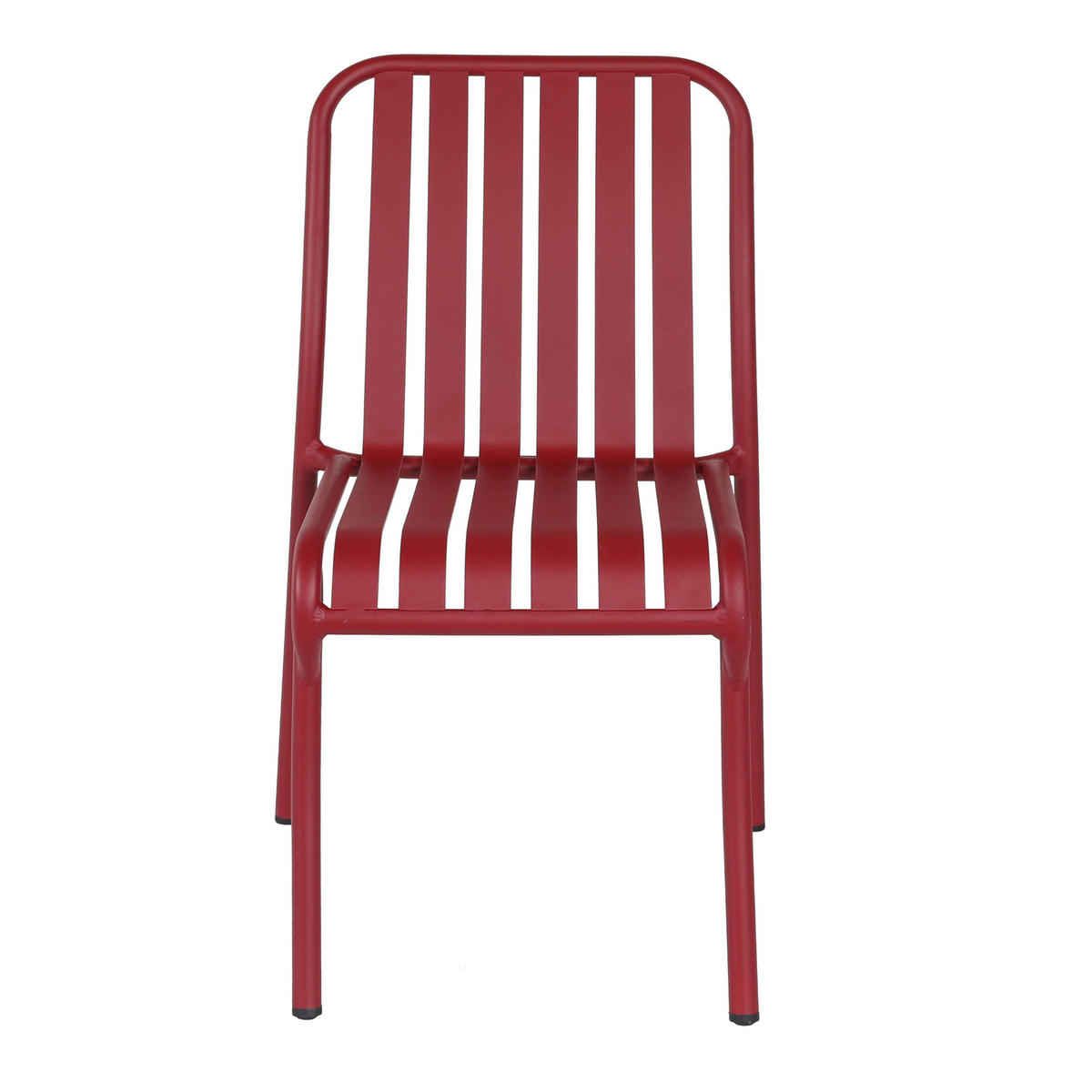 GARTENSTUHL, Rot - Rot, Metall (61/85/46cm) - Oviala