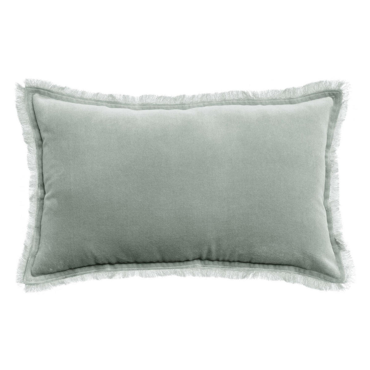 EINFARBIGES KISSEN Fara titan 30 x 50 cm - Grau, Textil (30/50cm) - Vivaraise