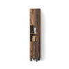 BADSCHRANK Fucino Eiche rustikal 30 x 190 cm - Wildeiche, Holzwerkstoff (30/190/30cm) - Livinity®