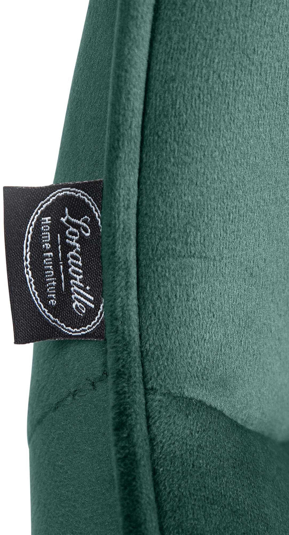BARHOCKER Samt grün - Weiß/Grün, Textil/Metall (49/85/51cm) - CLP