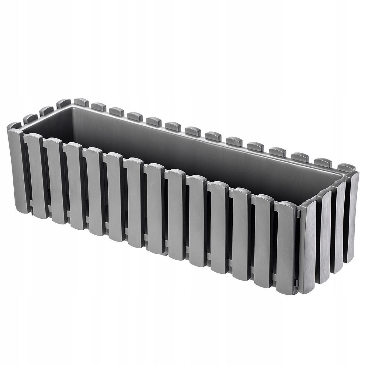 BALKONKASTEN 60 cm, Grau - Grau, Kunststoff (18/58cm) - KADAX