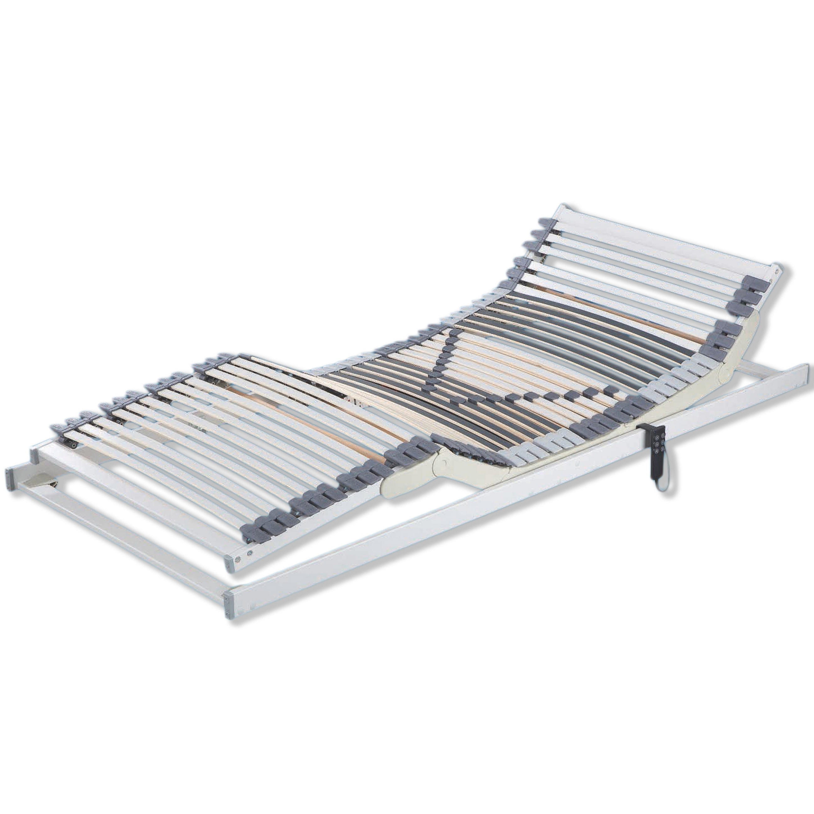 , Größe: 100x190 - Weiß, Holz (100/190cm) - hn8