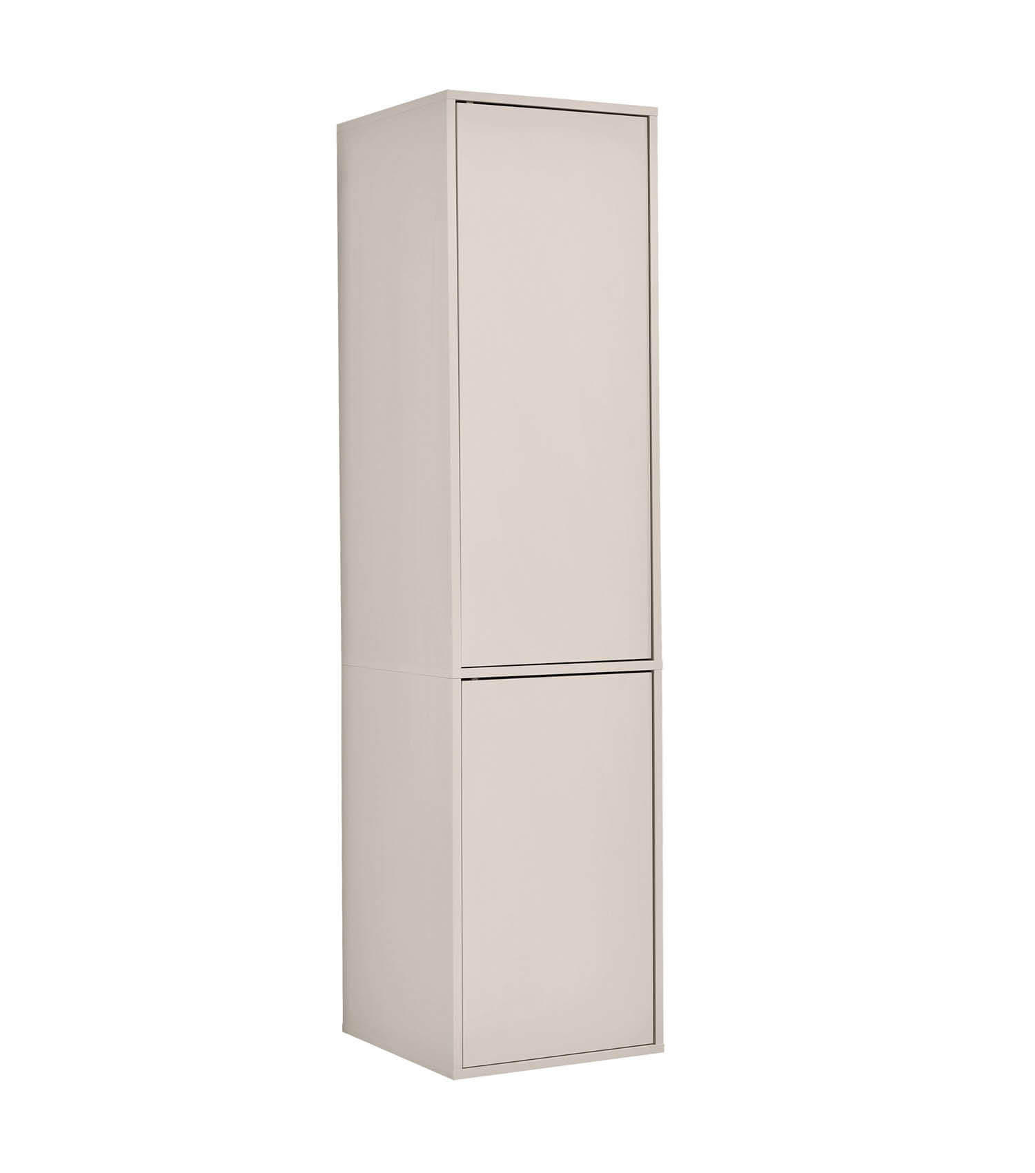 KLEIDERSCHRANK Der Robe - Beige, Holzwerkstoff (47/197/58cm) - Mokebo