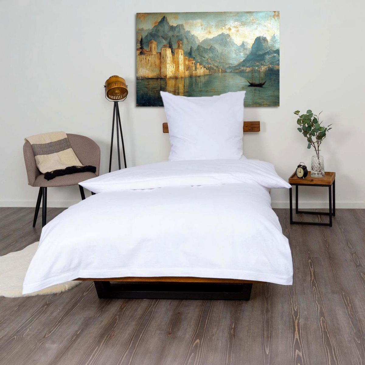 BETTWÄSCHE 135x200 cm - Weiß, Textil (135/200cm) - CloudComfort