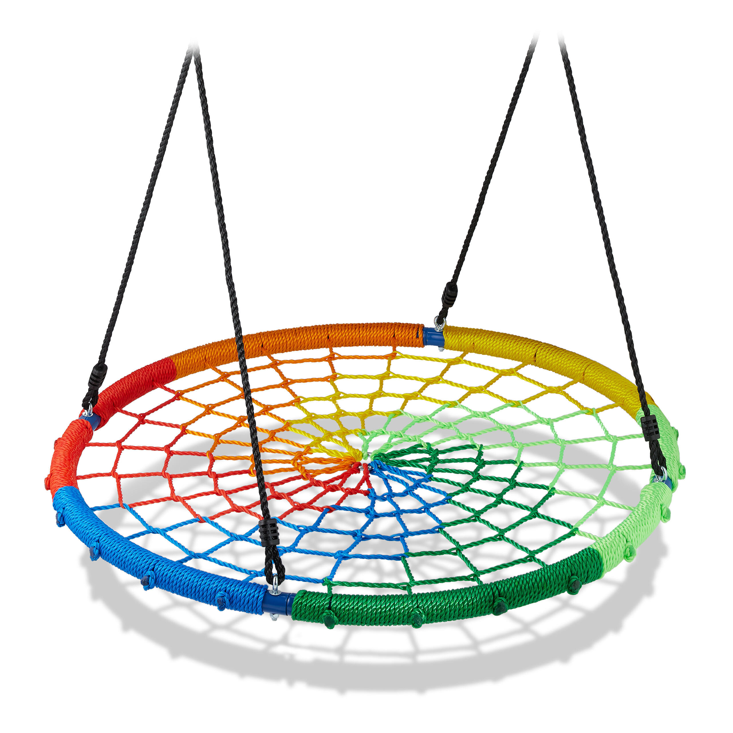 GUNGA flerfärgad bo stål höjdjusterbar - Multicolor, Plast/Metall (101/162/101cm) - Relaxdays