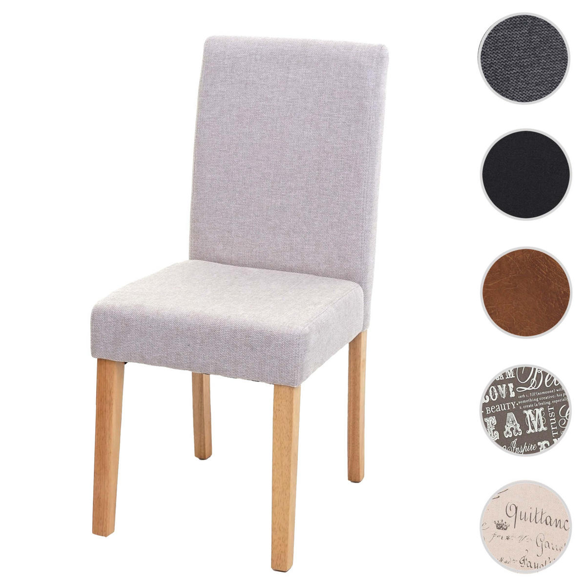 ESSZIMMERSTUHL Beige - Beige, Textil (43/90/56cm) - MCW