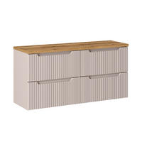 WASCHTISCHUNTERSCHRANK 120.4cm Riva Kaschmir - Beige, Holzwerkstoff (120.4/59/40cm) - Petits-meubles