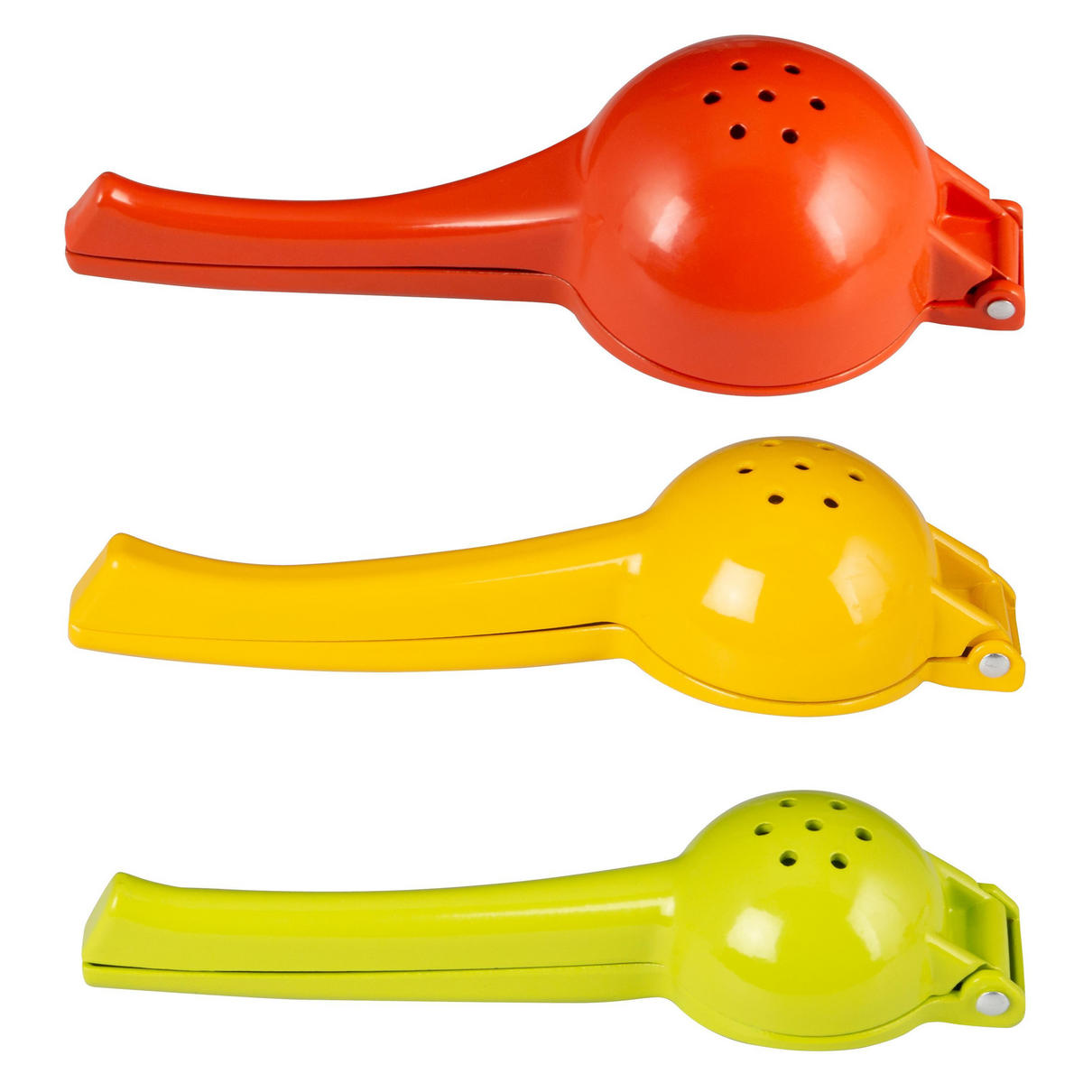 ZITRUSPRESSEN 3er-Set, bunt, Zink - Multicolor, Metall (6cm) - bremermann