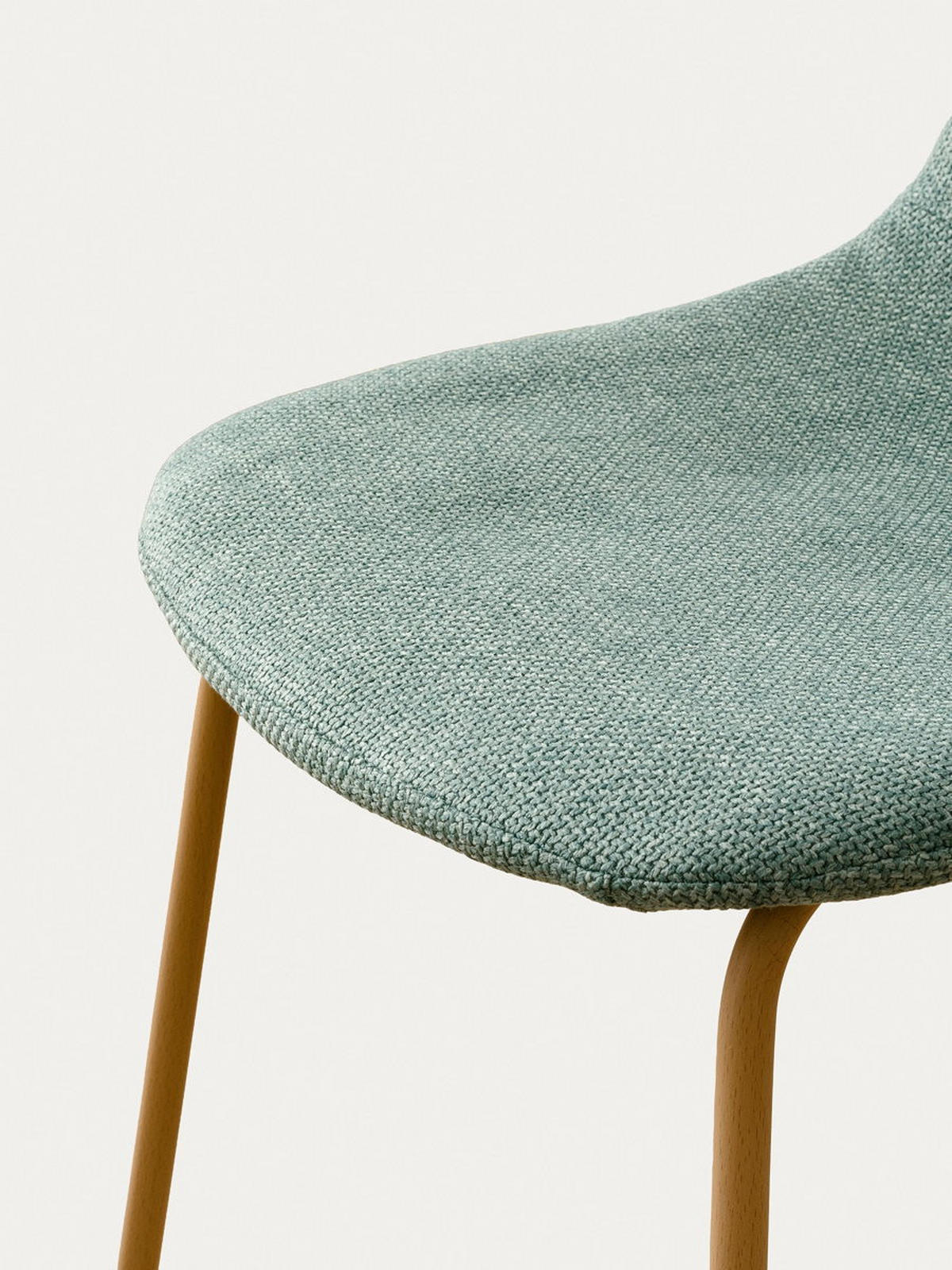 STUHL Trive Minze 46 cm x 84 cm - Mintgrün, Textil (46/84/55cm) - Kenay Home