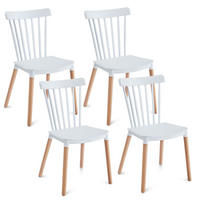 ESSZIMMERSTUHL RAVI 4er-Set weiß - Weiß, Kunststoff (43/79/54cm) - IDIMEX