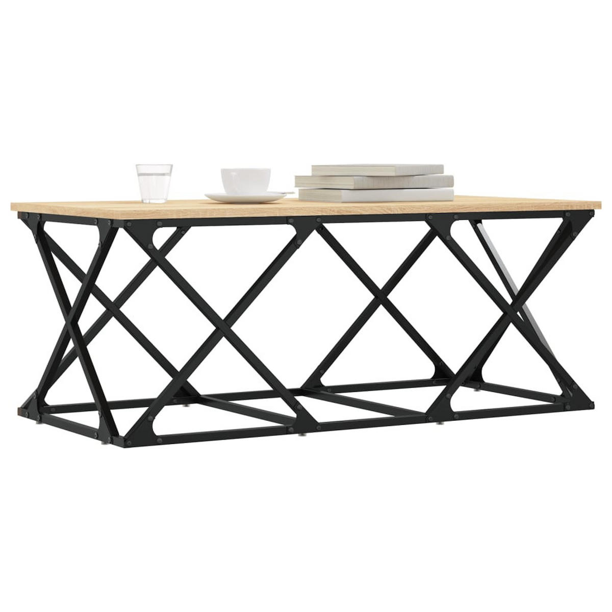 COUCHTISCH Sonoma-Eiche 100x49x40 cm Holzwerkstoff - Braun, Holzwerkstoff (100/49/40cm) - furnicato