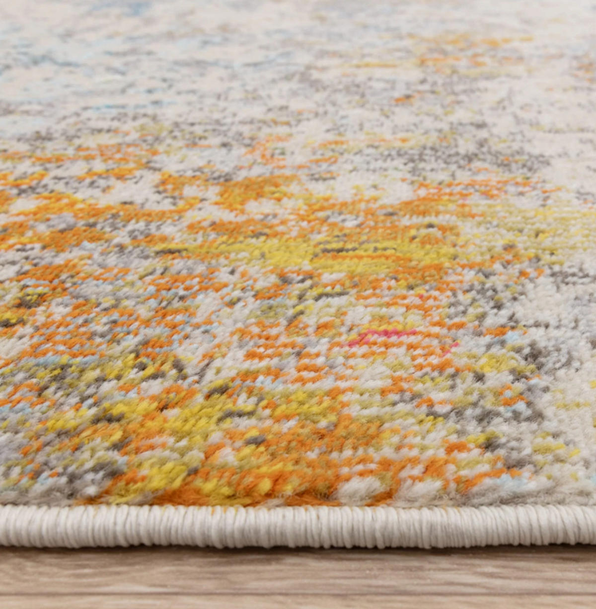 TEPPICH modern Flachgewebe VESPER Gelb 120 x 170 cm - Gelb, Textil (120/170cm) - Novatrend