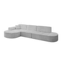 ECKSOFA Ottomane Links TARO-L2 - 328x171x79,5 cm Grau - Grau, Holzwerkstoff/Textil (328/171cm) - ALTDECOR
