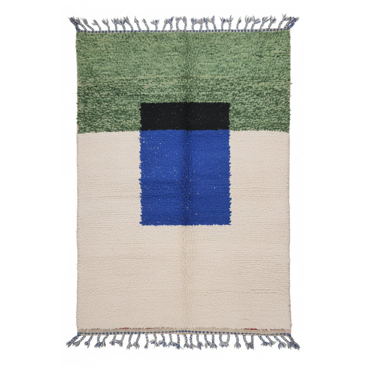 BERBERTEPPICH aus reiner Wolle 248x 308 cm - Grün, Naturmaterialien (248/308cm) - AFK Living