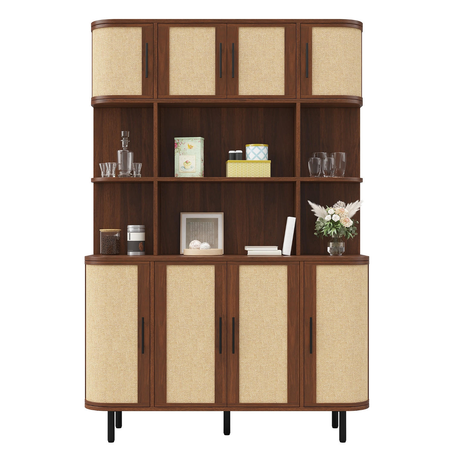 Rolipo Küchenschrank, Walnuss 20x180x120 cm