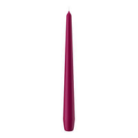 SPITZKERZEN (konische Kerzen) Cardinal Lila 250 x Ø 25 mm, 12 Stück - Lila, Paraffin (2.5/25/25cm) - Wiedemann Kerzen