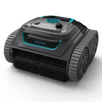 POOLROBOTER kabellos mit APP-Steuerung 6400 mAh - Schwarz, Metall (43/40cm) - Kaket
