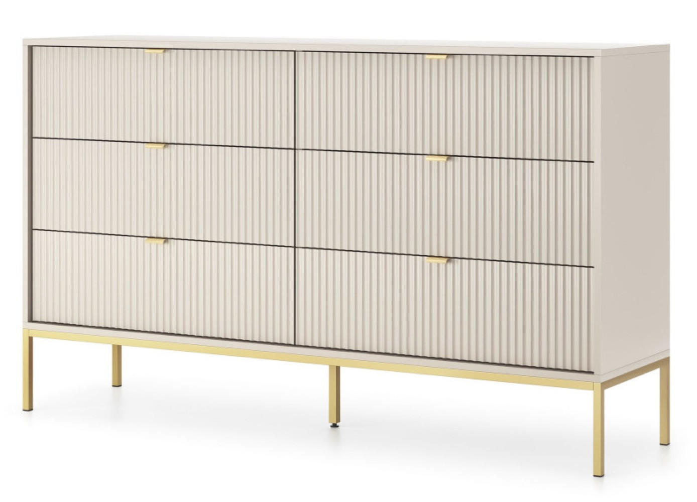 Sepro Meble Kommode Ecru 154x91x39 cm