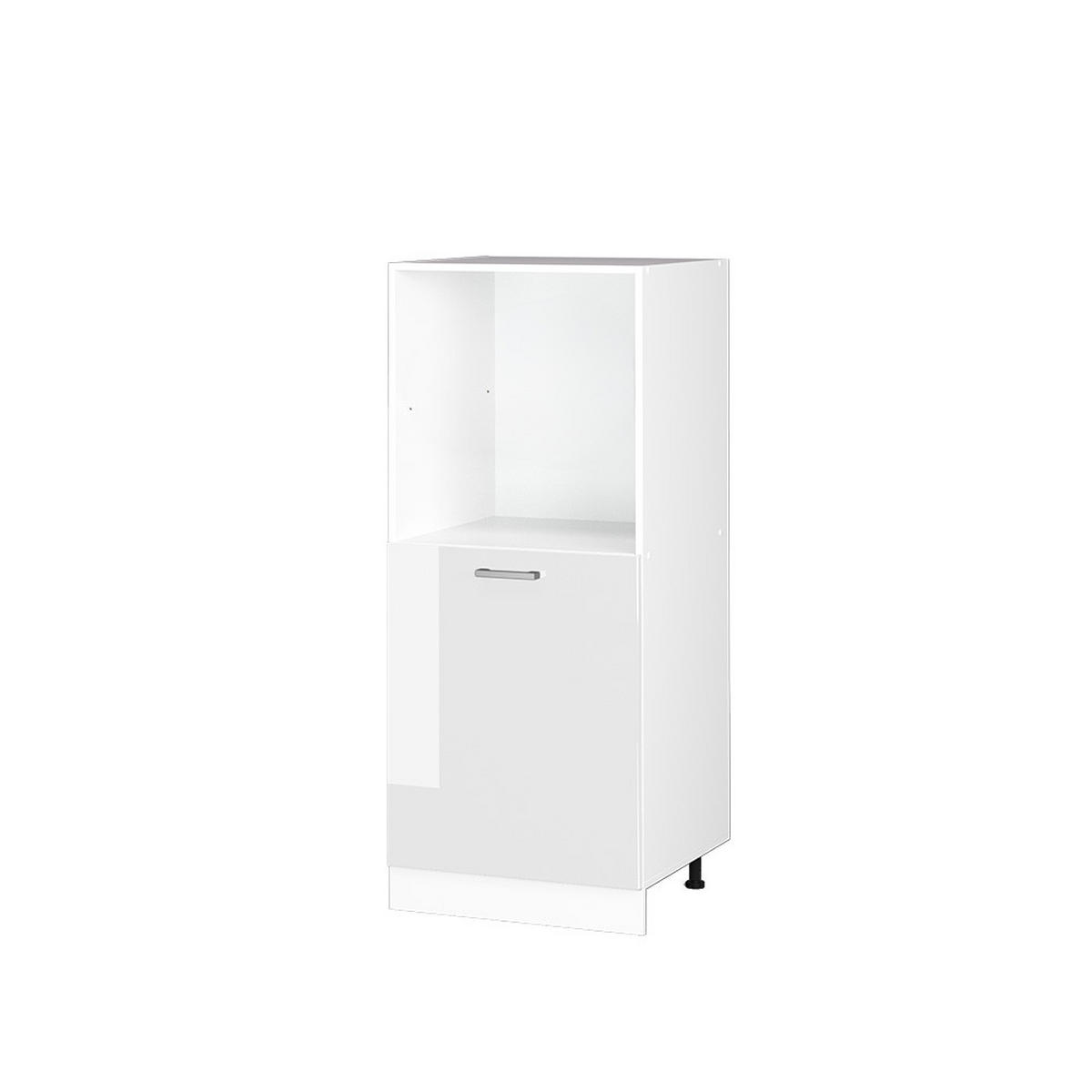 KUHINJSKA OMARICA R-Line Bela visok sijaj - bela/visoki sijaj, leseni material (60/143/57cm) - Vicco