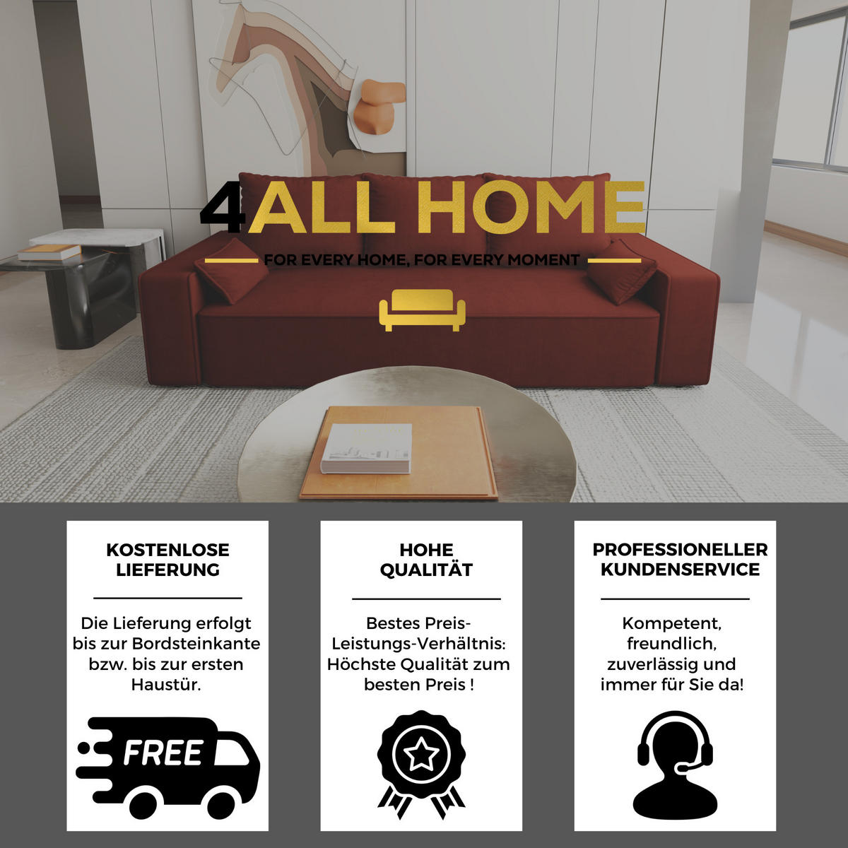 SOFA Veno mit Bettkasten und Schlaffunktion, Velourstoff - Weinrot, Holzwerkstoff (242/85/95cm)