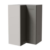 ECKHÄNGESCHRANK Oslo W14/60 Grau / Dust Grey Matt 60 / 60 / 96cm - Grau, Holz/Holzwerkstoff (60/96/60cm) - Feldmann-Wohnen