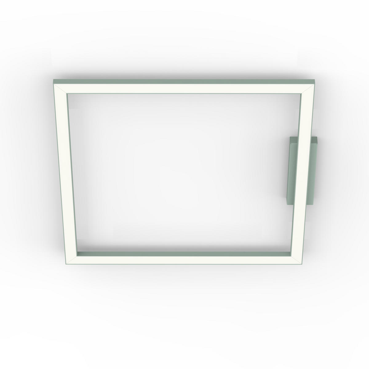 LED-DECKENLEUCHTE - Weiß Hochglanz, Metall (60/60/100cm) - Lumicom