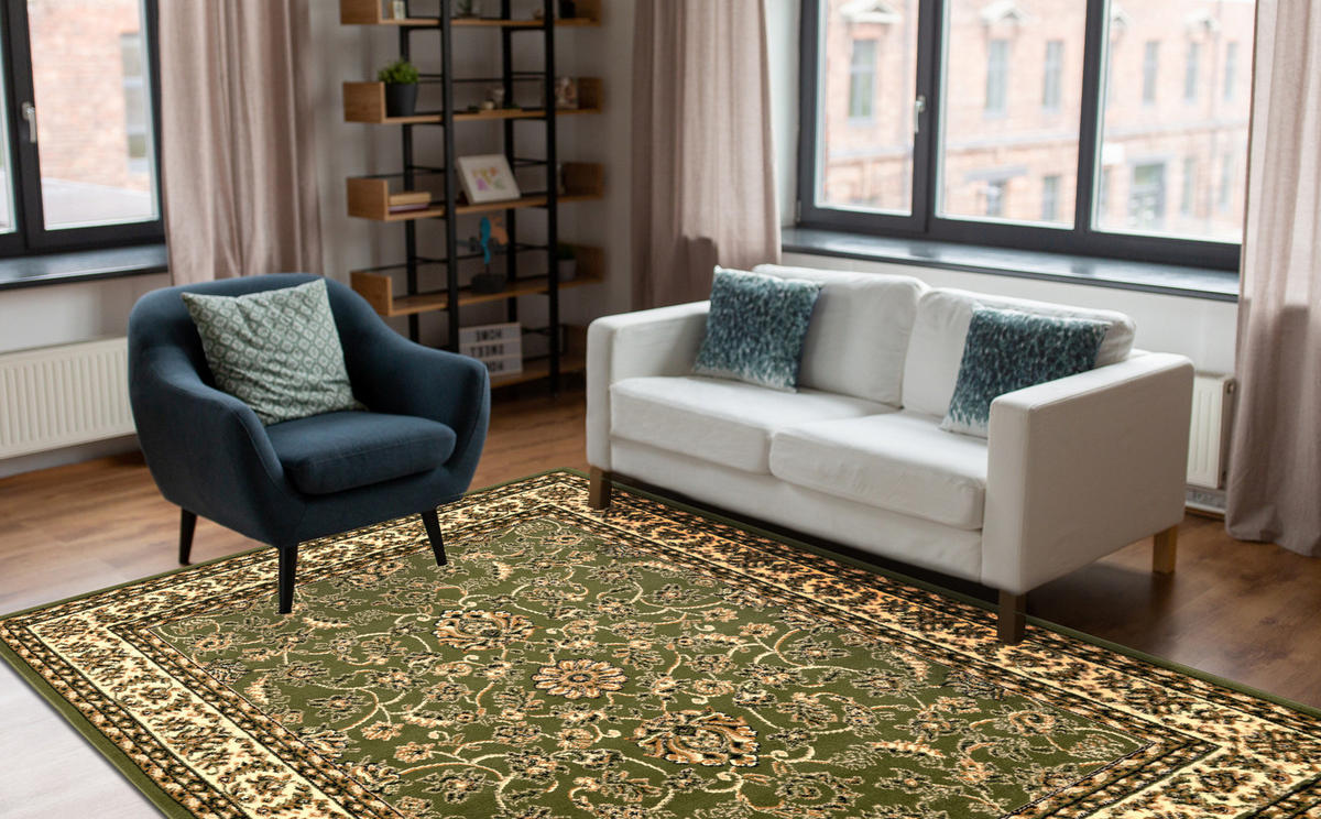 TEPPICH MORAD 300/400 cm - Pastellgrün, Textil (300/400cm) - rugsX