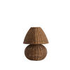 TISCHLAMPE Mavon Braun 27.5/27.5/35 cm - Braun, Holz (27.5/27.5/35cm) - Light & Living