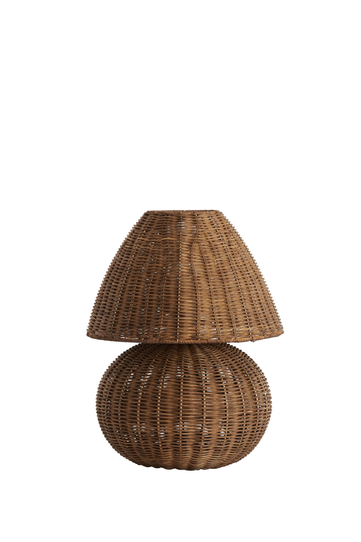 TISCHLAMPE Mavon Braun 27.5/27.5/35 cm - Braun, Holz (27.5/27.5/35cm) - Light & Living